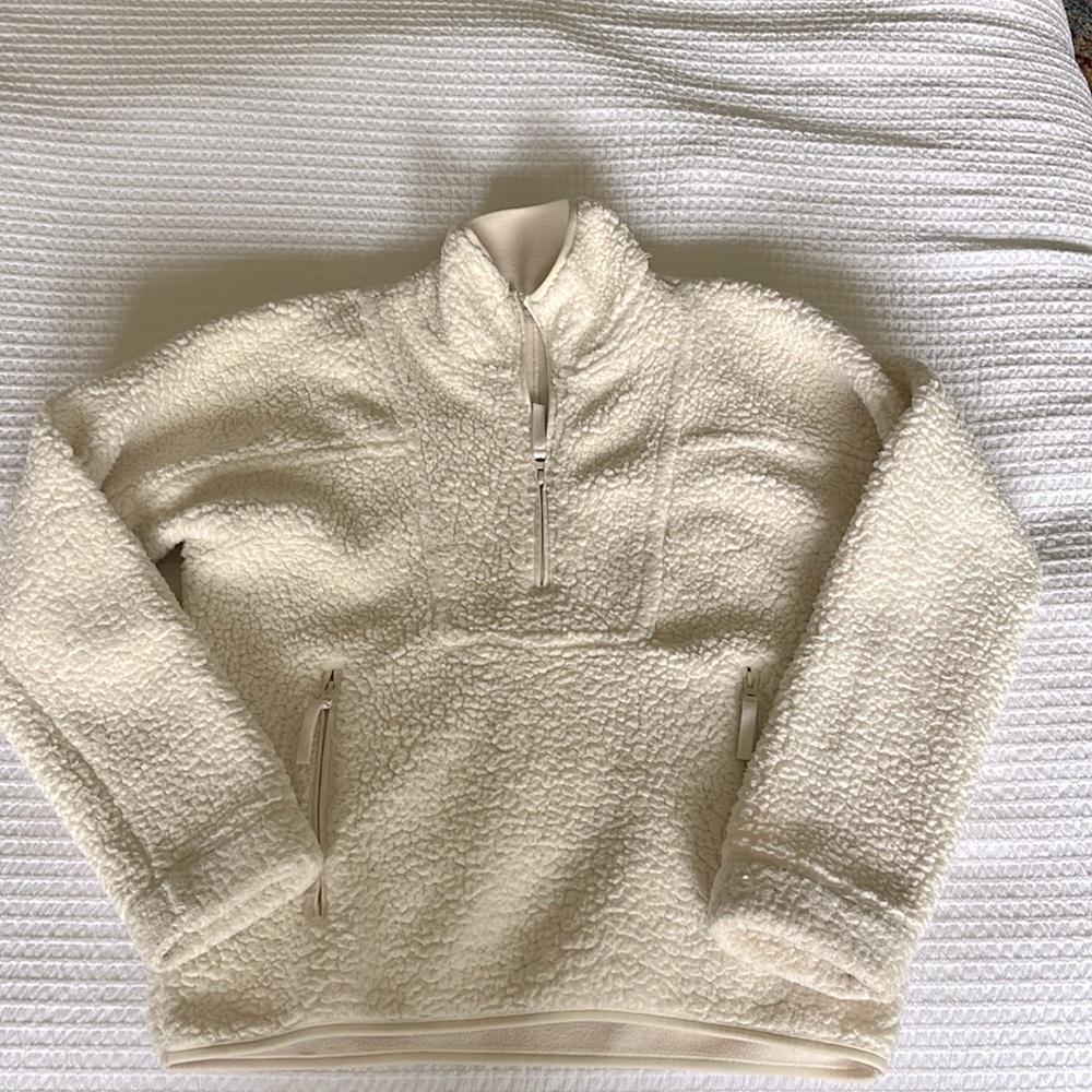 Vince Half Zip Sherpa